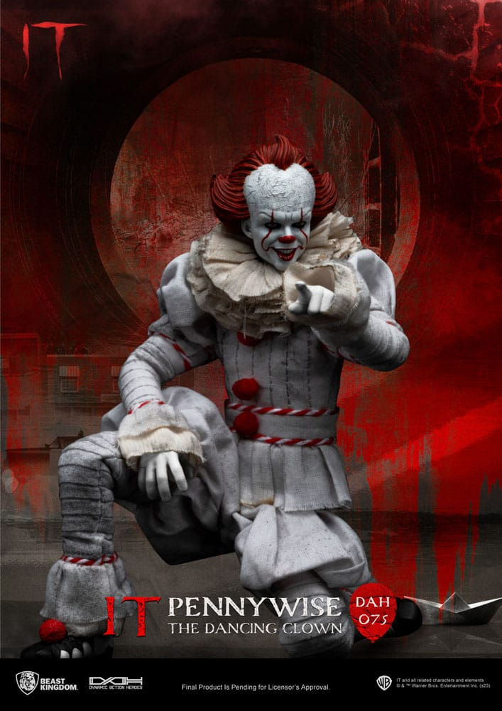 Thumbnail: Stephen Kings It Dynamic 8ction Heroes Action Figure 1/9 Pennywise 21 cm