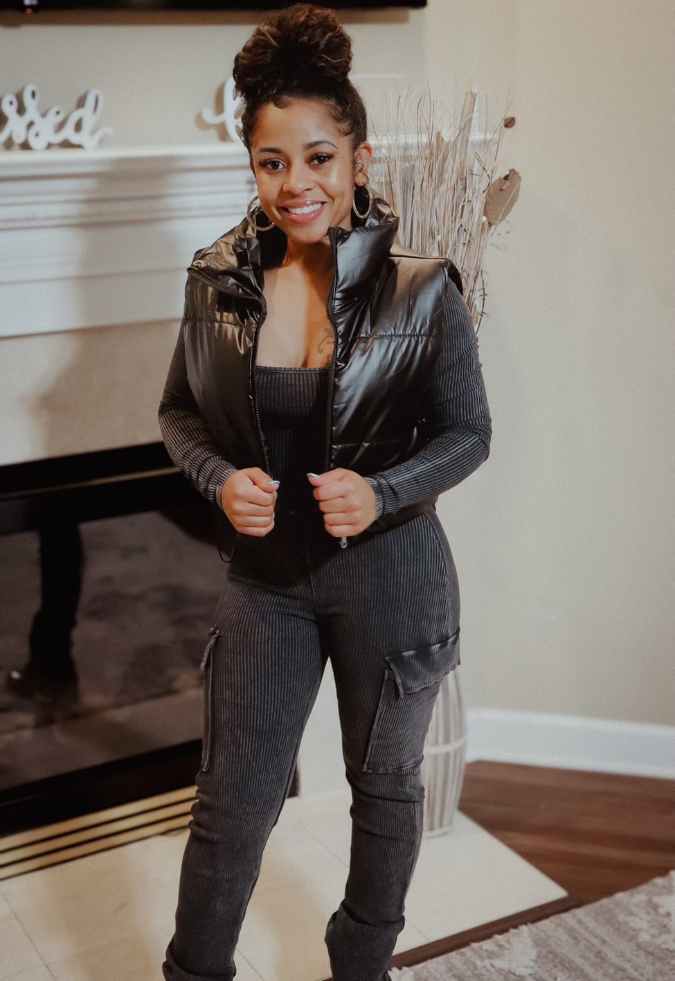 Black Basic Vest