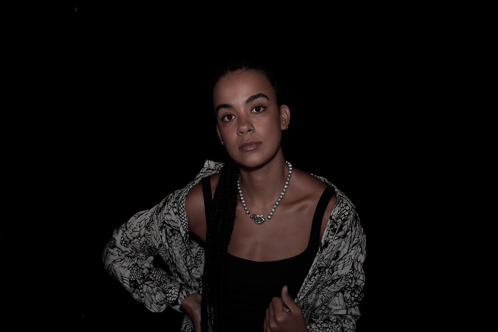 Thumbnail: Eye of perception /Fresh water pearls necklace
