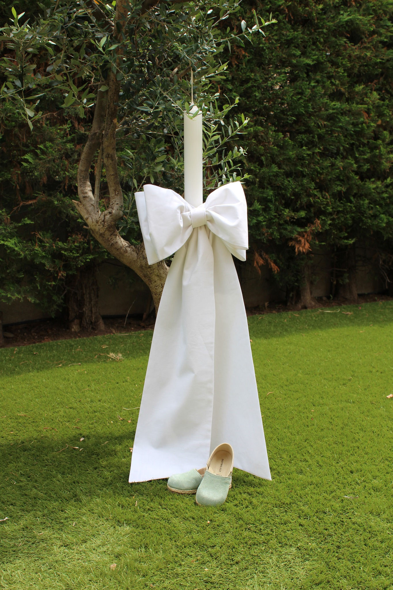 Χειροποίητη λαμπάδα βάπτισης