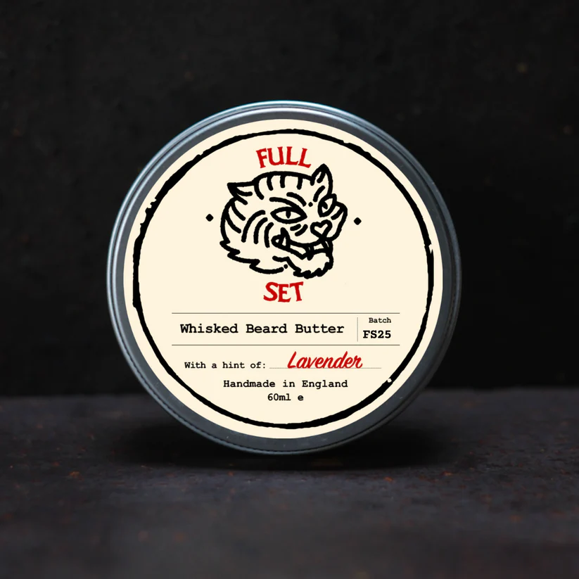 Give your beard care routine both barrels with Full Set Products Whisked Beard Butter. Use after your morning or evening routine, when you are fresh and clean. 