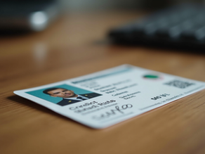 AI generated ID military ID card