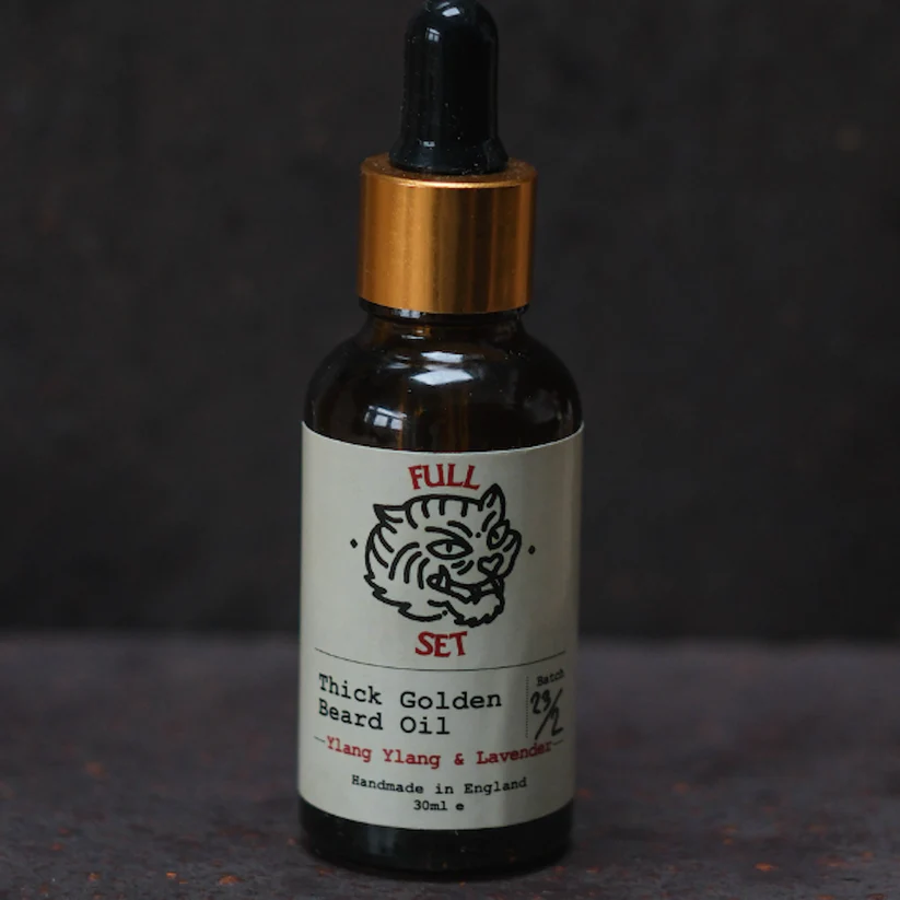 The Thick Golden Beard Oil collection is a must-have for the hirsute man. Each oil is made with high-quality natural ingredients to get rid of the itch, moisturise and style your beard. 