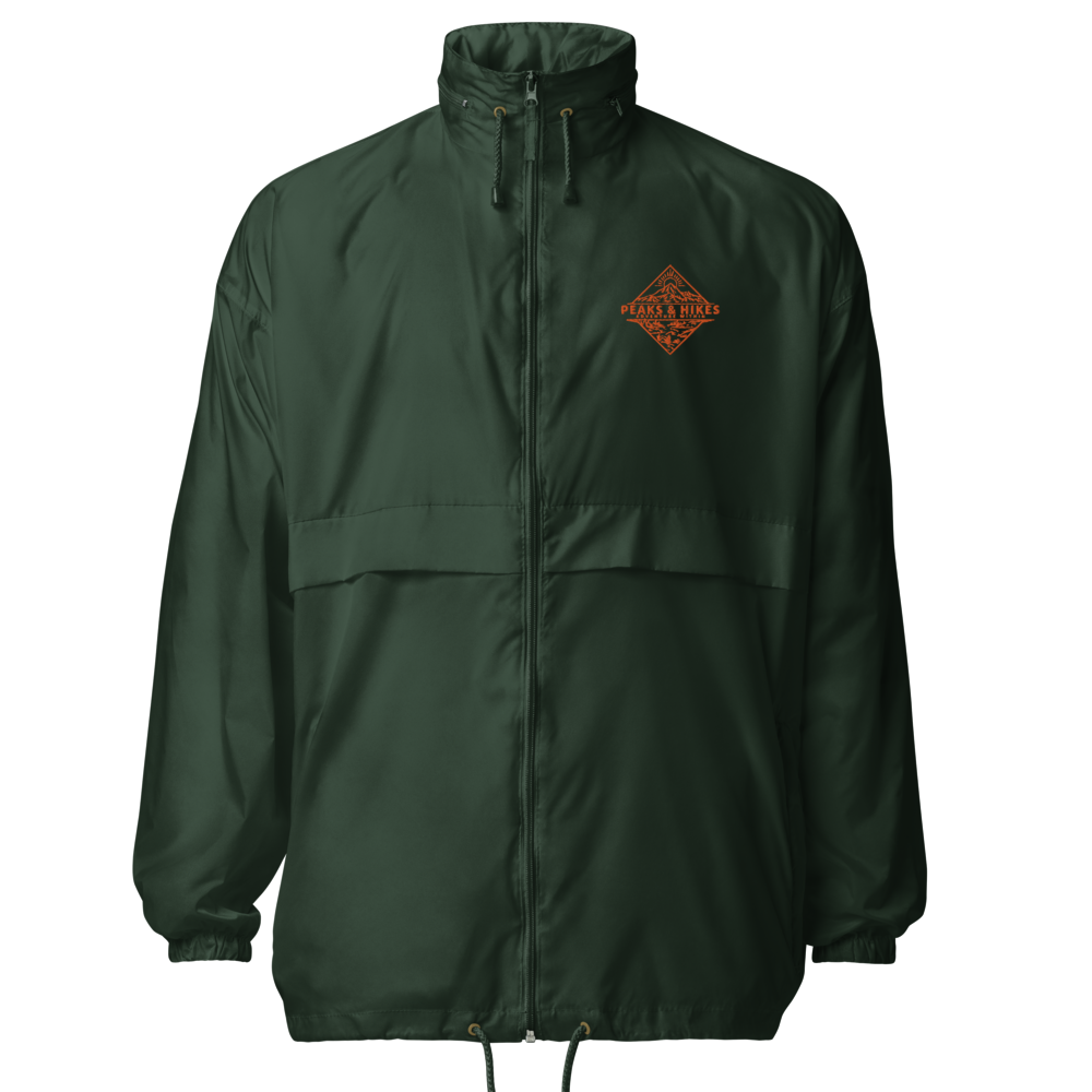 Peaks and hikes jacket front