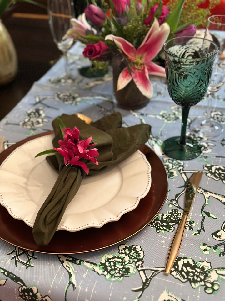 Exquisite, high-quality table runner that adds a refined and decorative accent to any dining or buffet table.
