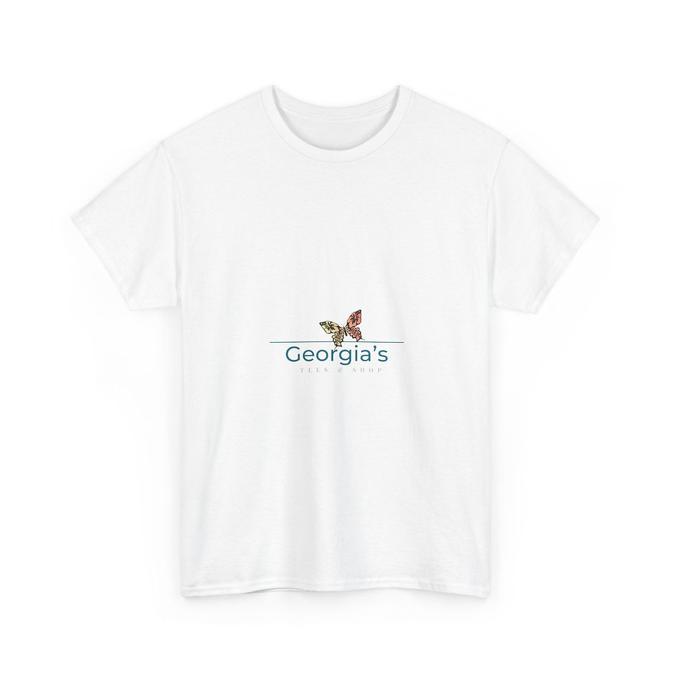 Thumbnail: Hummingbird Name Logo Tee | Georgia's centered bird design