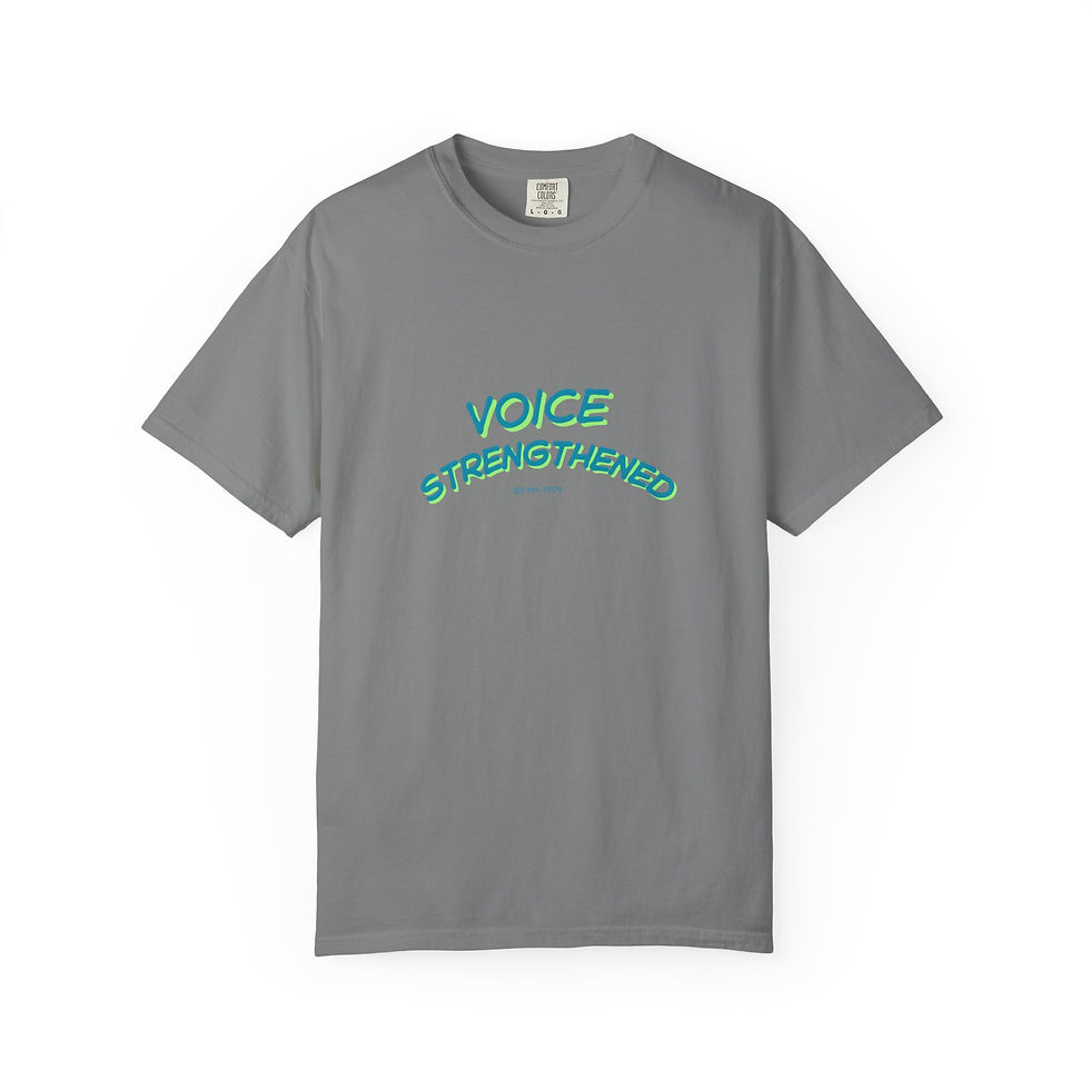 Thumbnail: Voice Strengthened Inspirational T-Shirt