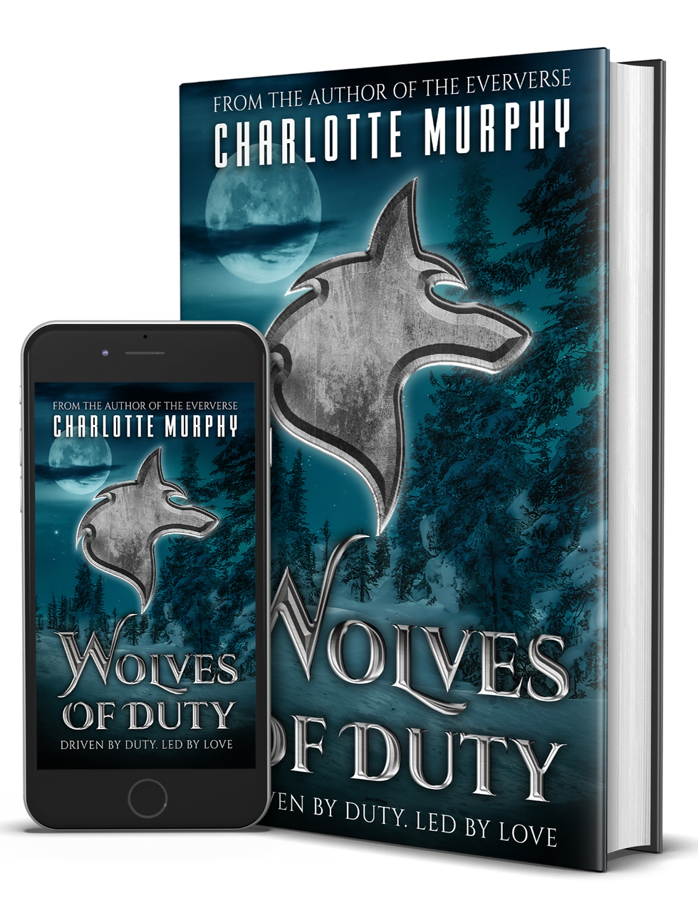 iphone and book standing upright