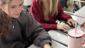 Two Houlton Juniors work to promote their fellow students, teachers, and schools