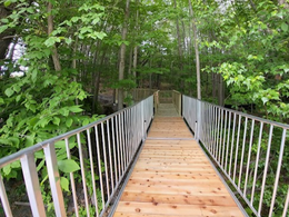 Two Madison Elementary School teachers create accessible outdoor classroom & walking trail.