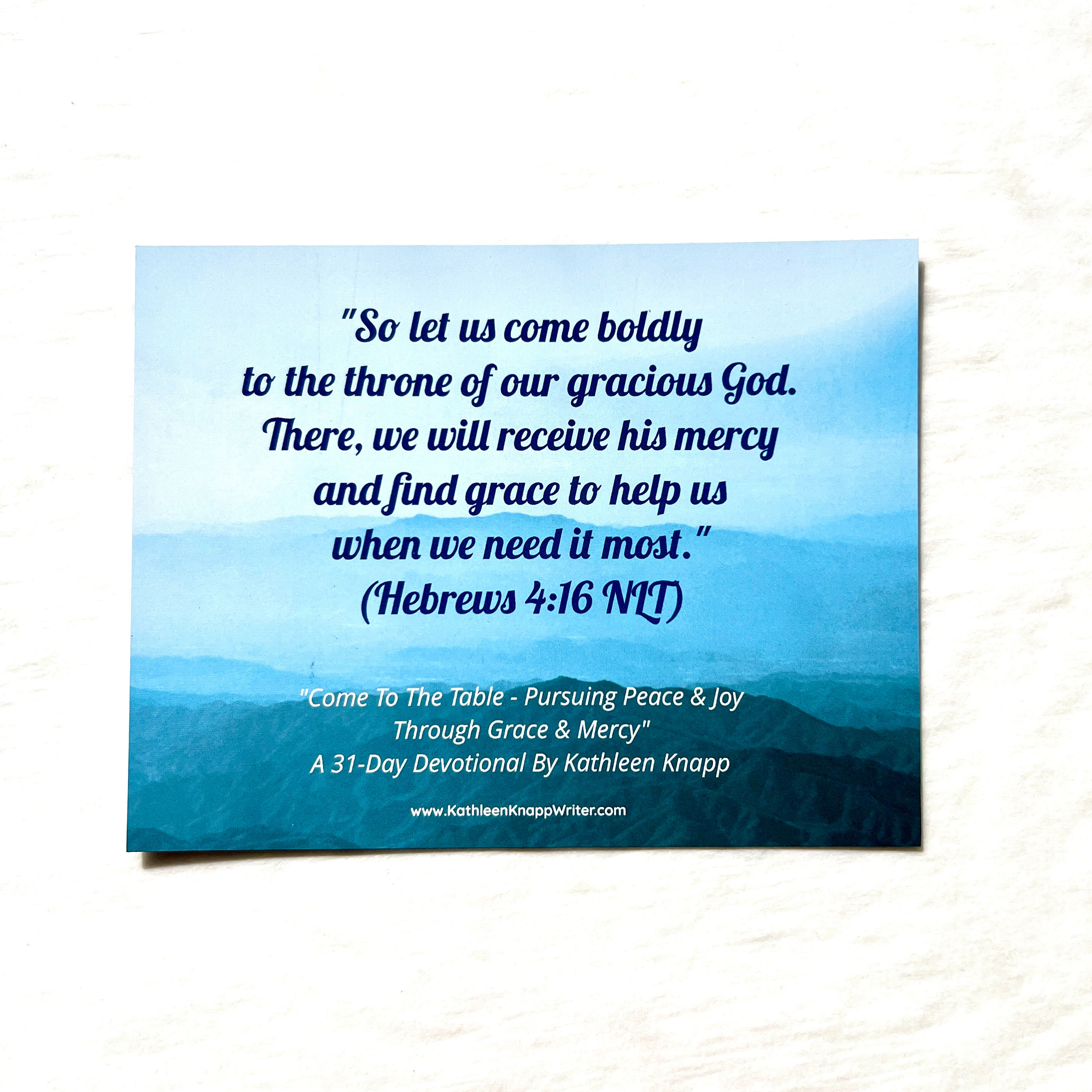 Scripture Magnet -Hebrews 4:16