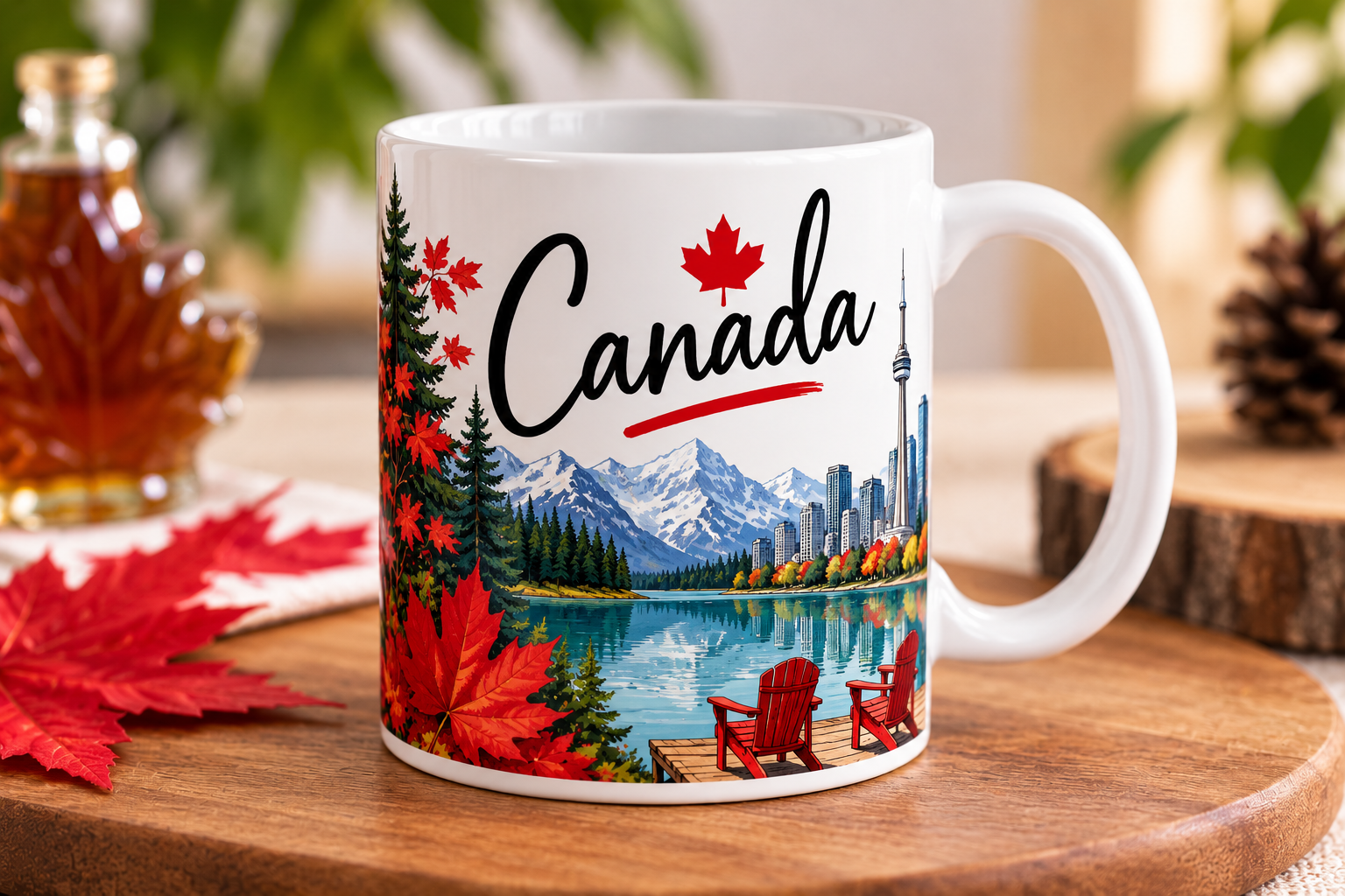 Taza de Canadá - Taza de café con el orgullo canadiense | Regalo de Canadá