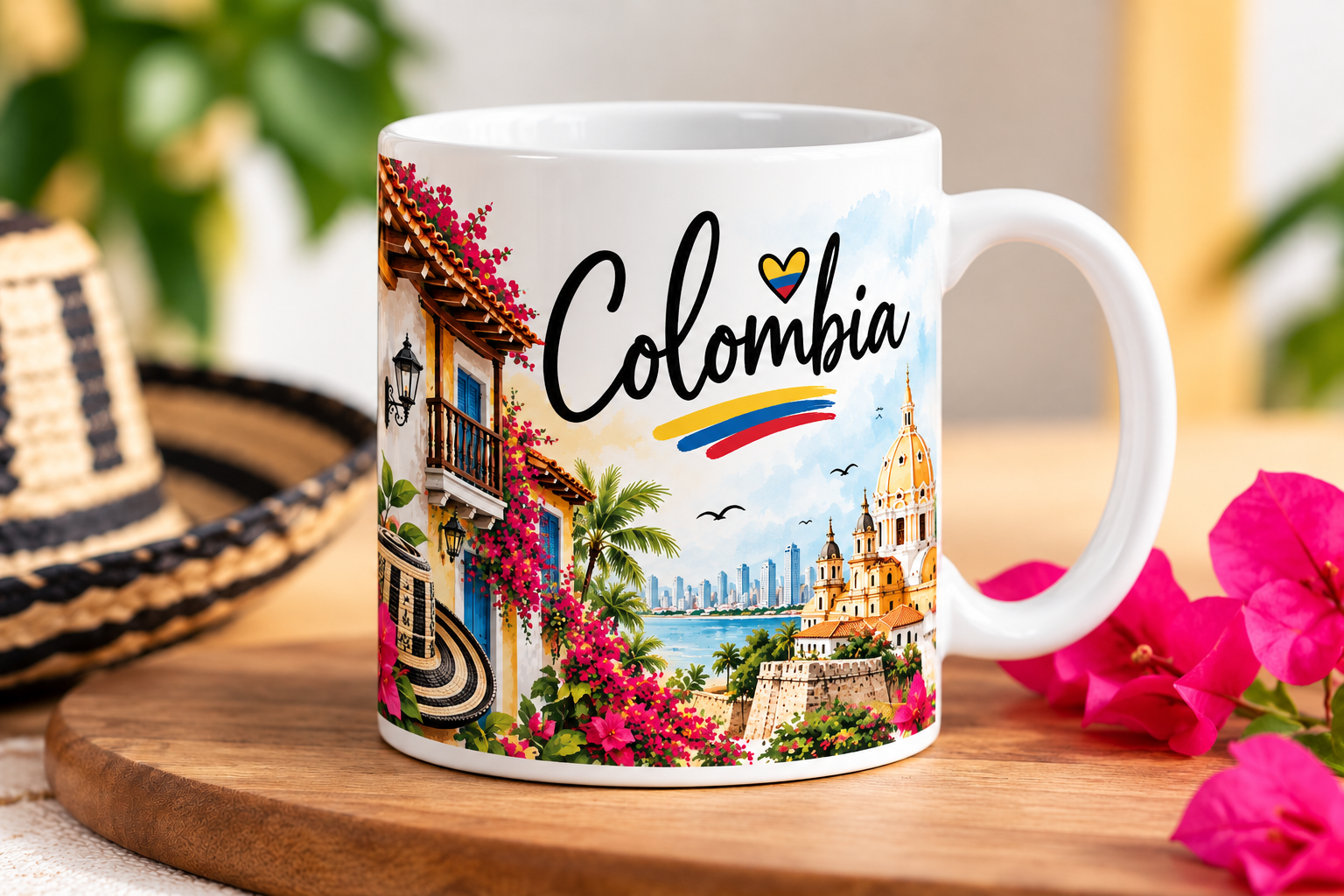 Taza colombiana - Taza de café Orgullo colombiano | Regalo colombiano