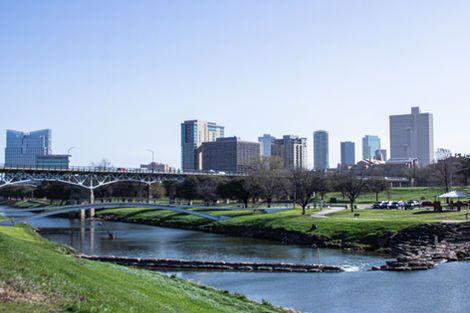 Trinity River Skyline Close-up