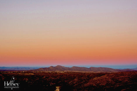The Mountain Range Embracing the Dawn