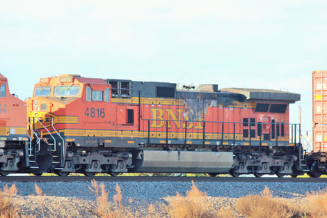 Burlington Northern - Santa Fe Heritage II Fire Damage Model GE C44-9W  #4816 (BNSF)