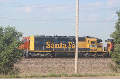 Burlington Northern - Santa Fe Blue Bonnet Model EMD SD40-2 #1755 (BNSF)
