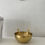 Thumbnail: Gold Salad Bowl And Salad Server Set 