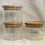 Thumbnail: Tea Coffee Sugar Stackable Jars , Set Of 3 