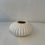 Thumbnail: White Ceramic Ribbed Decorative Vase 