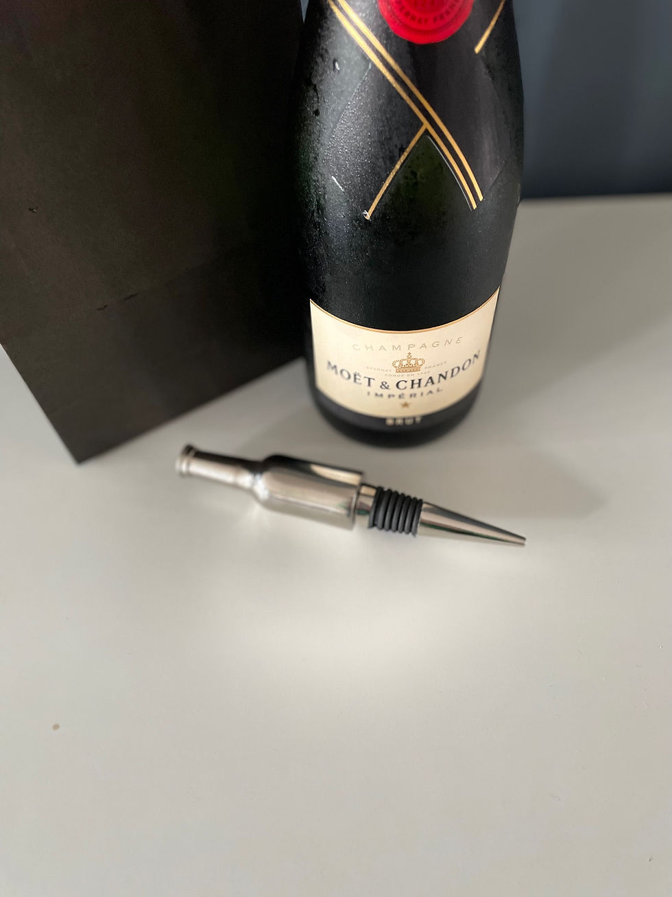 Thumbnail: Hills Silver Nickel Bottle Stopper