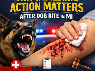 Why Immediate Action Matters After Dog Bite in MI