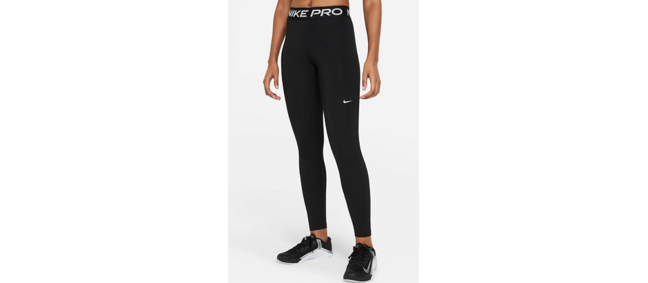 Nike Pro - Mid-Rise Mesh-Panelled Leggings