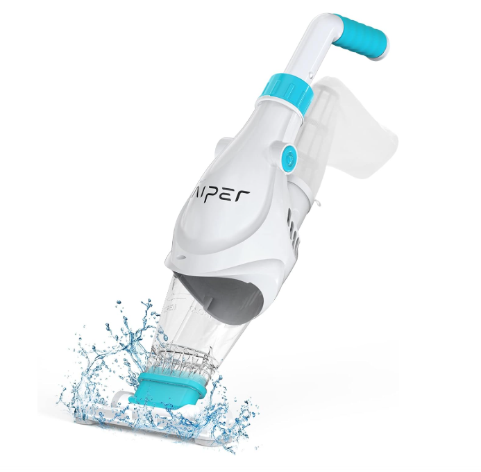 above ground pool vacuum called AIPER handheld vacuum