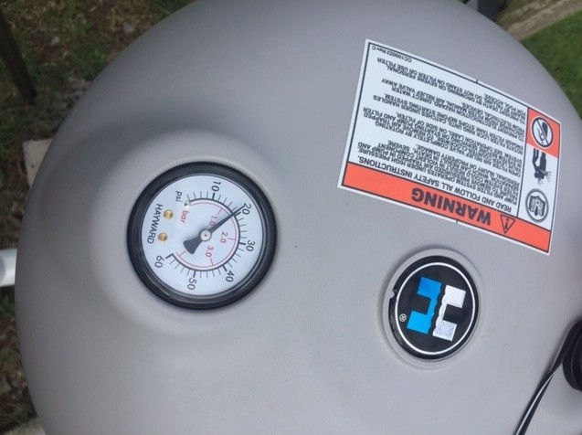 Hayward XStream cartridge filter pressure gauge