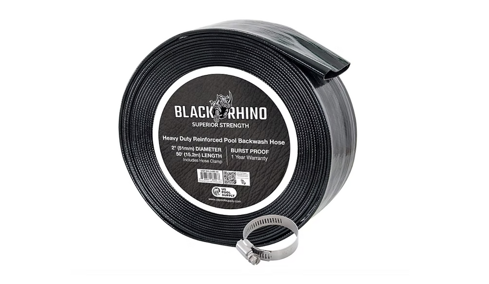 The U.S. Pool Supply Pool Backwash Hose - black and durable