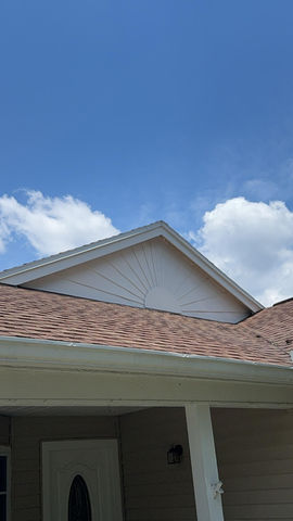 Roof Peak Paint and Repair