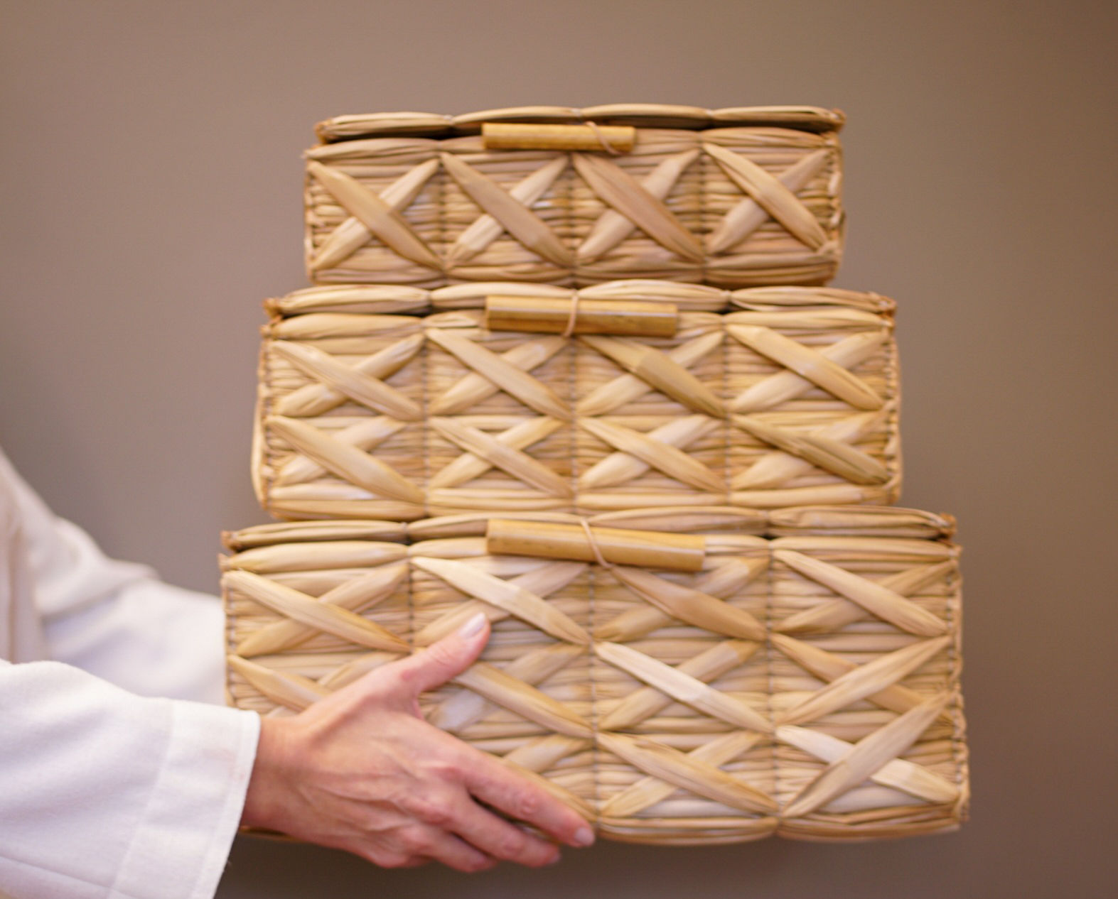 Caixa Taboa Trama X Média