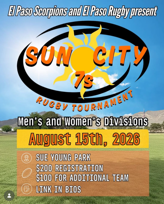 Brujos Head to El Paso for Sun City 7s this Weekend; AGM Results; Brujos Golf Tournament Registration and More