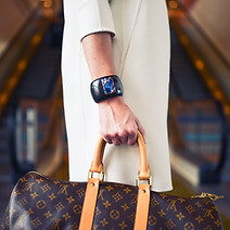 Fashionable Travelling Woman