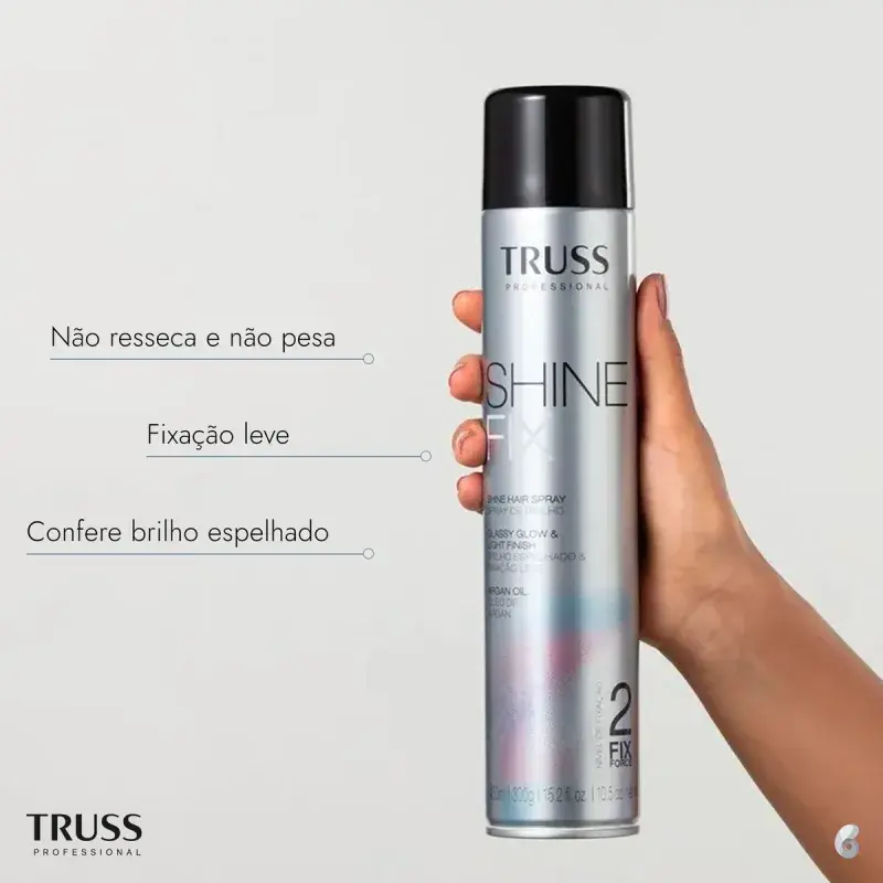 SHINE FIX  SPRAY DE BRILHO  450ML -  TRUS