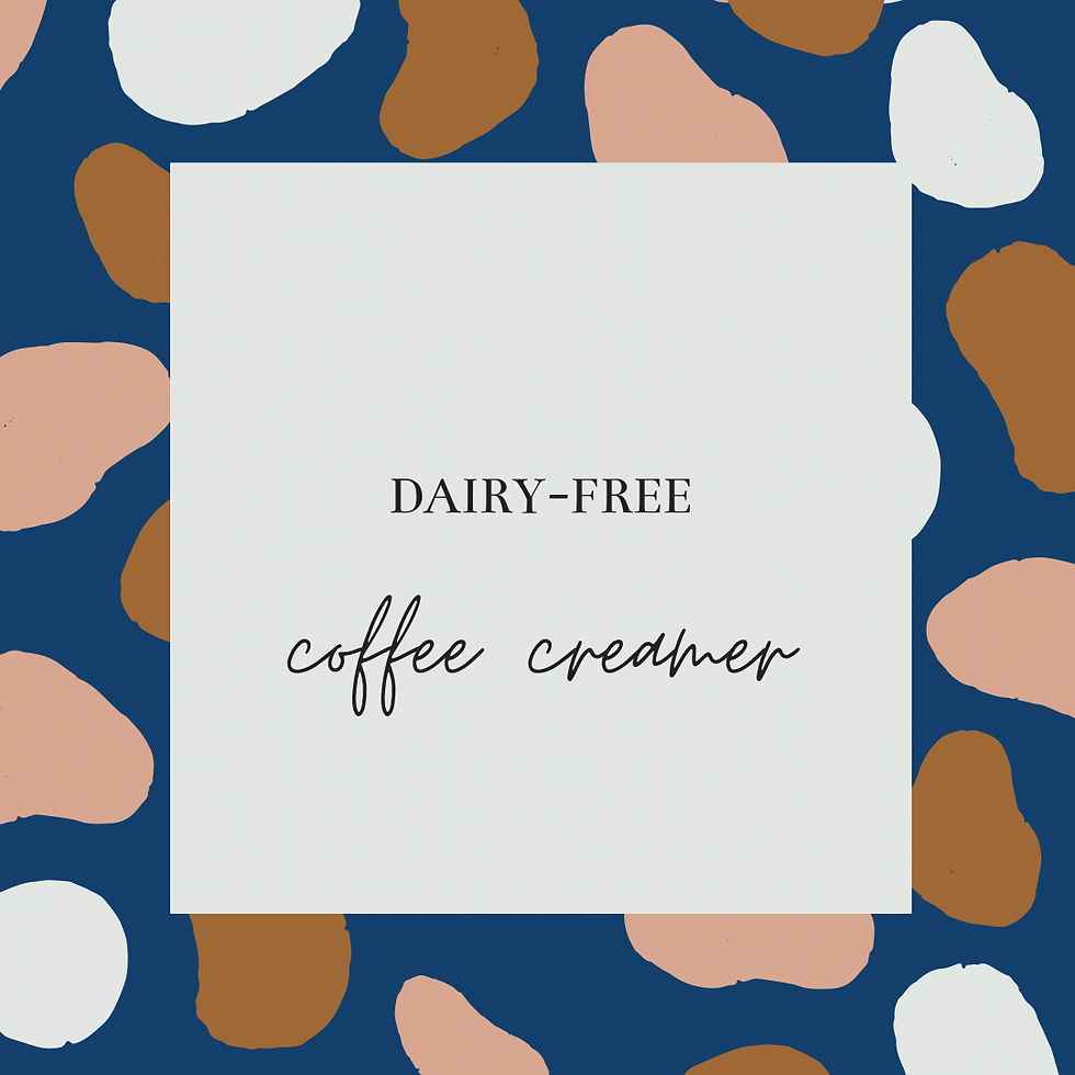Easy, Delicious, DAIRY-FREE Coffee Creamer