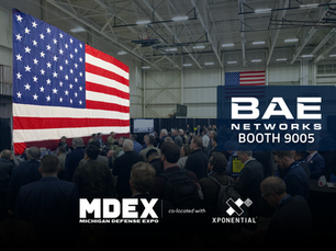 BAE Networks exhibits at MDEX 2026 in Detroit.