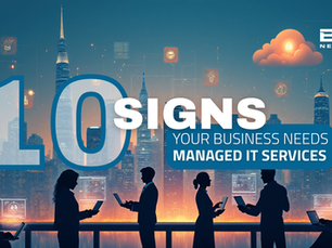 A modern, professional illustration representing managed IT services for Metro Detroit businesses. A clean, high-tech cityscape inspired by Detroit’s skyline in the background, with subtle digital elements like network lines, security shields, cloud icons, and monitoring dashboards integrated into the scene.
