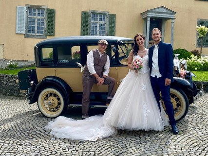 Hochzeitsfoto Oldtimer Ford A