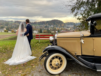 Ford A Oldtimerfahrt Hochzeit