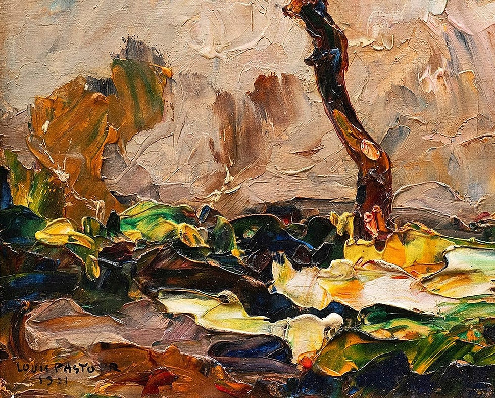 Miniatura: "Jour D'Orage, la Garde (Var), Mai 1921 (Stormy Day)" Louis Pastour