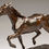 Miniature : Bronze Horse Portrait of a Trotting Stallion Isidore Jules Bonheur (1827-1901)