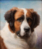 Thumbnail: "Portrait of a Saint Bernard" Carl Reichert (Austrian, 1836-1918)