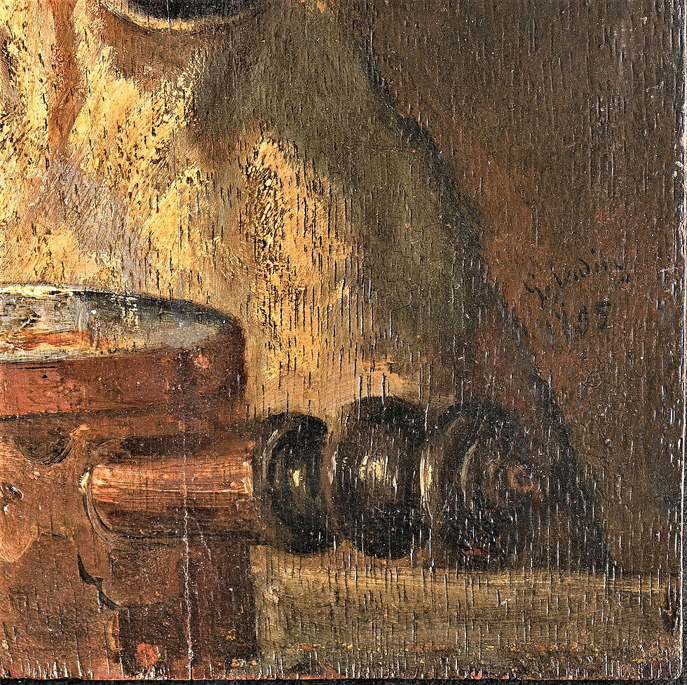 Miniatura: Dog Portrait "A Fine Gourmet!" dated 1855 Louis Godefroy Jadin (1805-1882)