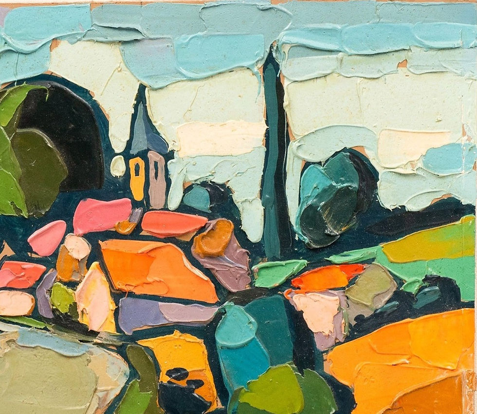 Miniaturbild: "The Village" by Jean Boulay (French, 1937-1994)