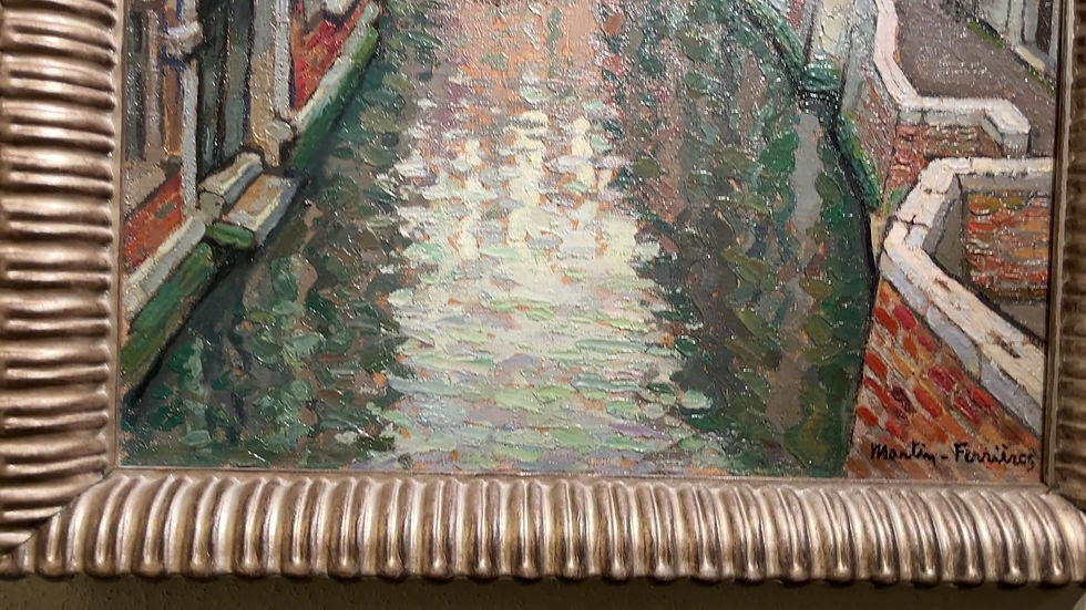 縮圖：'Venice, Petit Pont Sur Le Rio di San Aponal, 1959" Jacques Martin-Ferrières