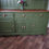 Thumbnail: Large Olive green country style kitchen dresser, storage solid pine