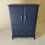 Thumbnail: Linen cupboard,  tallboy storage chest, navy blue