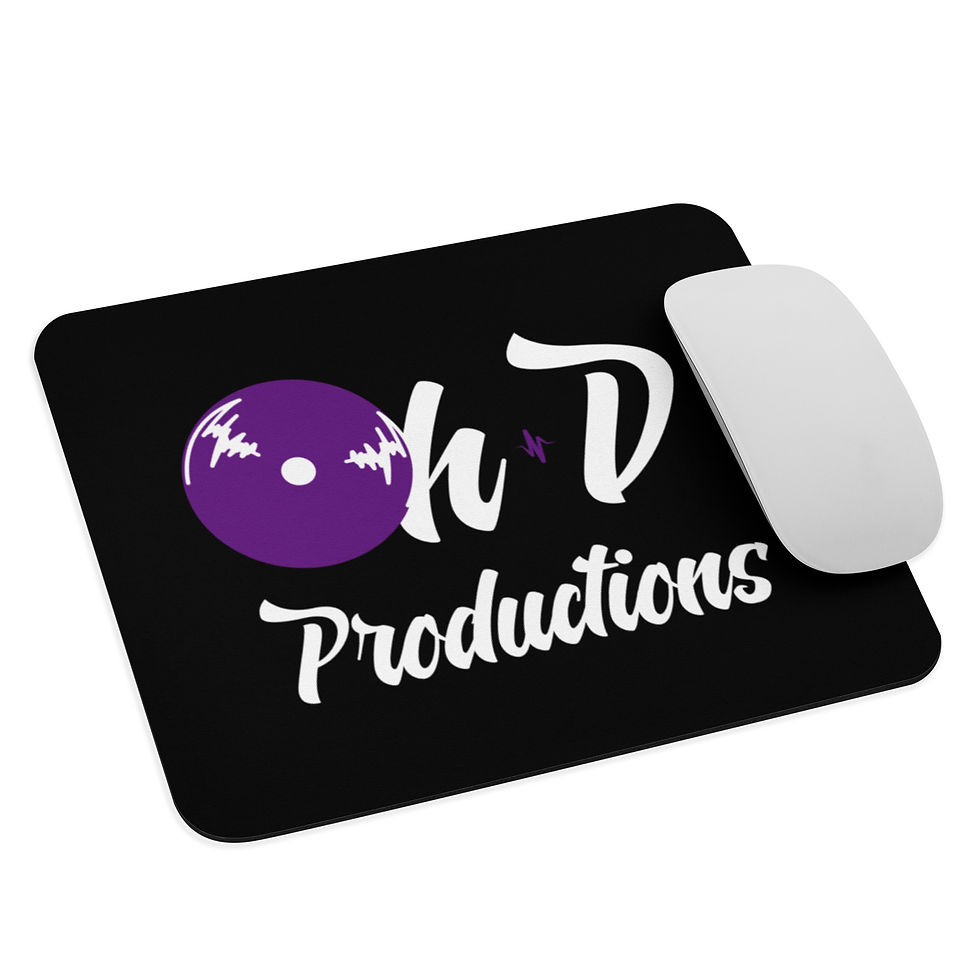 OhD Mouse Pad - Black