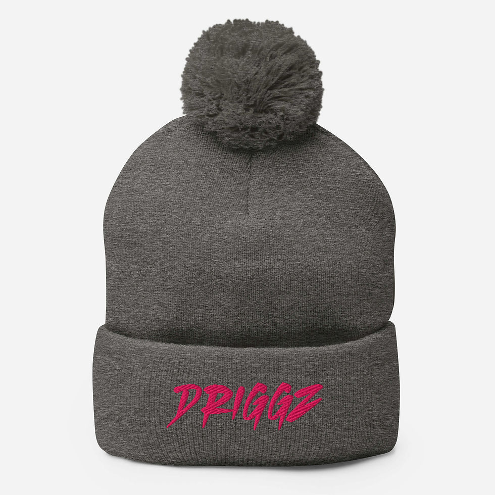 Thumbnail: Driggz - Pink Logo Beanie